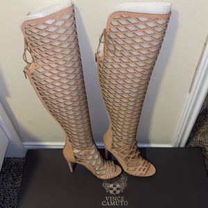 Vince Camuto- thigh high heeled boot!! Never worn!